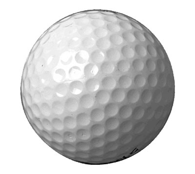 (Golf Ball) SIZE 6" by 6"