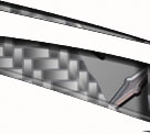 Carbon Fiber Diamond Silver