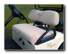 Stretch knit seat cover-camel